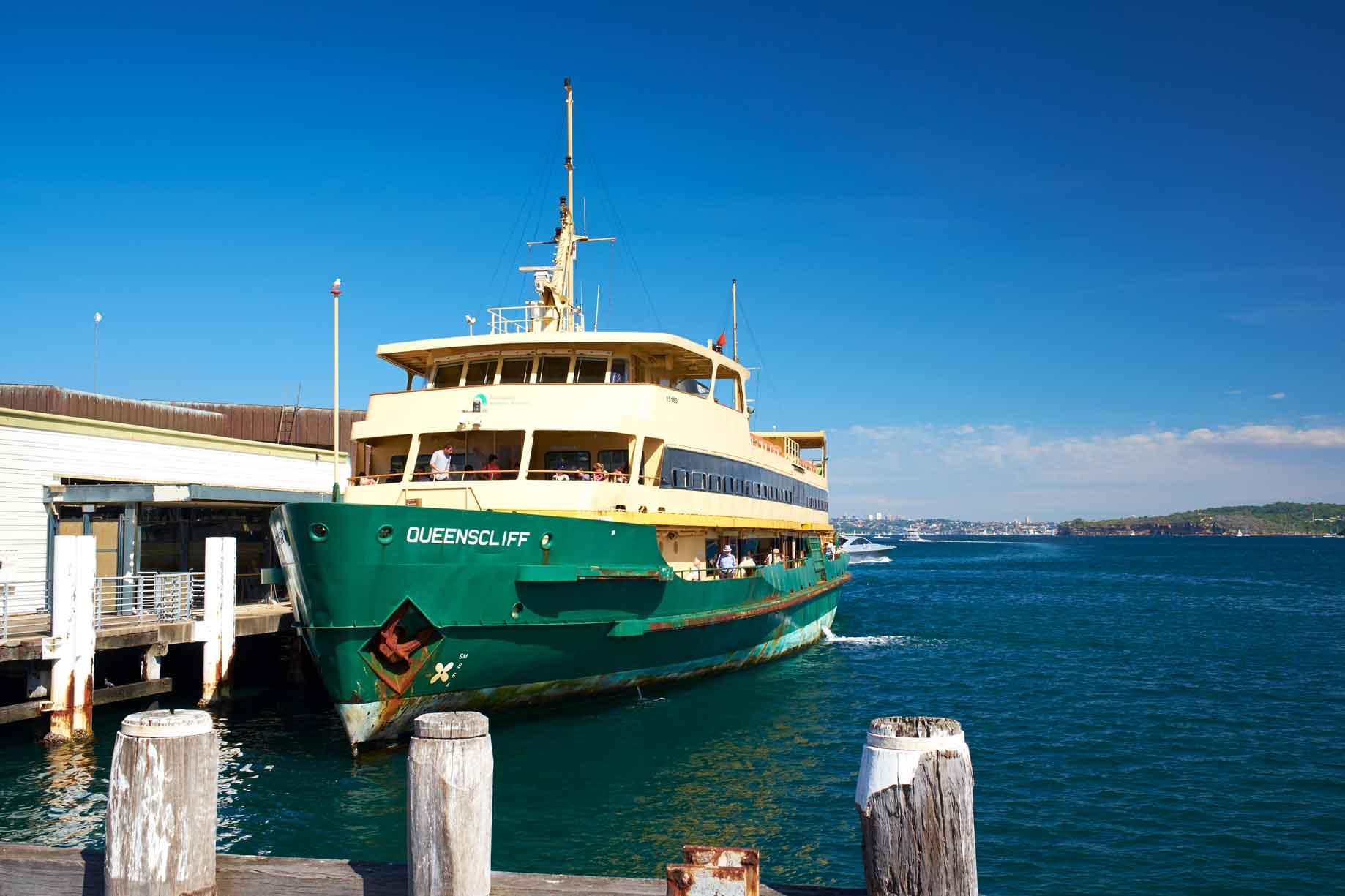 Queenscliff Ferry At Manly Cove