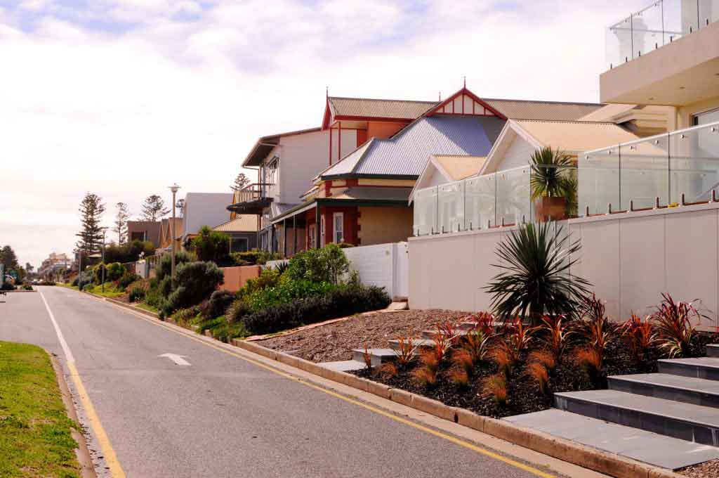 Beach side street